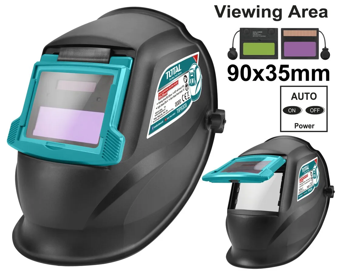 TOTAL TSP9309 Auto-Darkening Welding Helmet