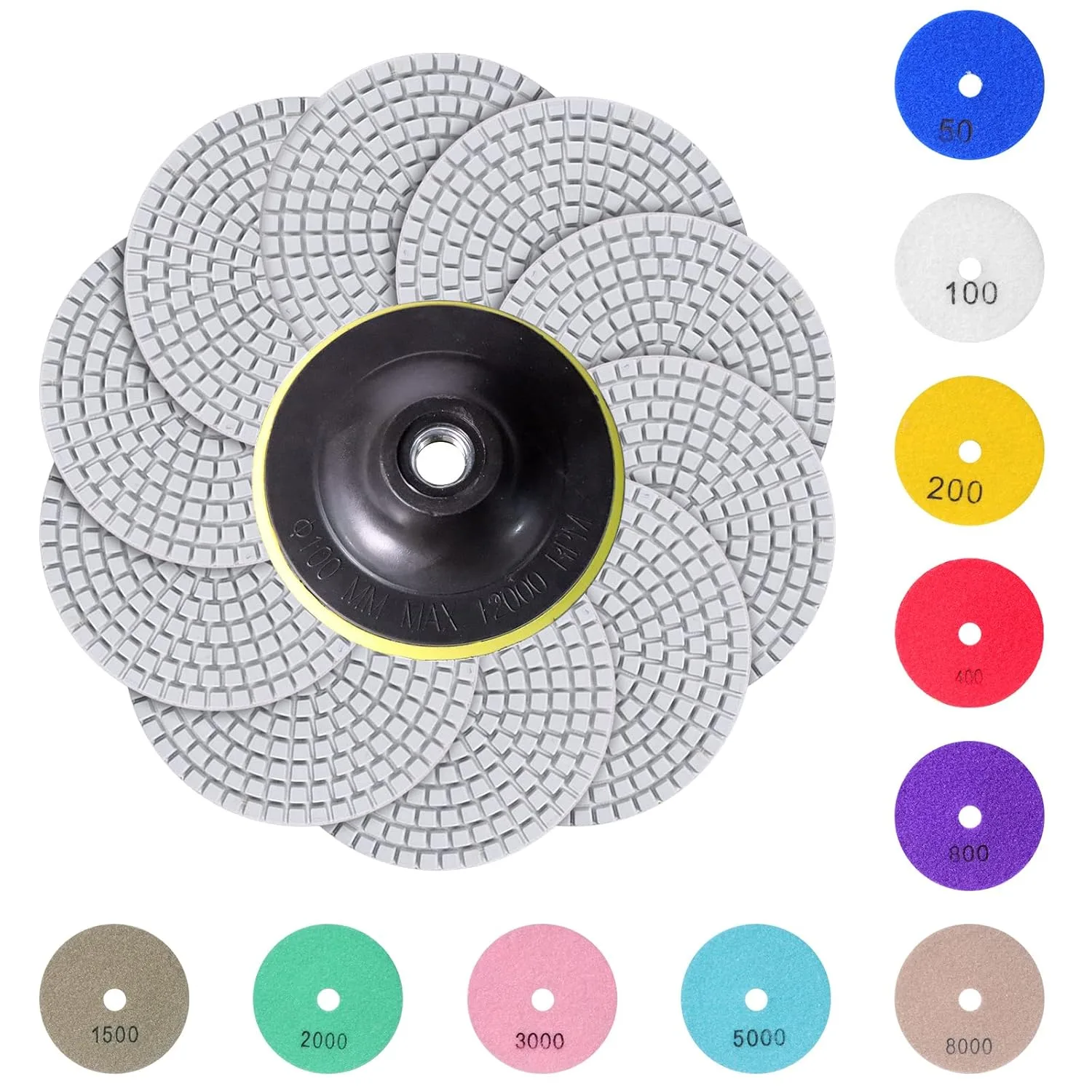 Diamond Polishing Pads Set